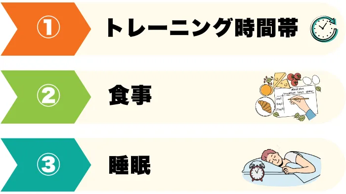 成長ホルモン分泌を最大化するための3つのポイント
